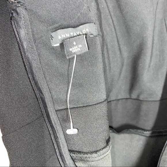 NEW Ann Taylor COLD SHOULDER FAUX WRAP DRESS 6 - Picture 11 of 15